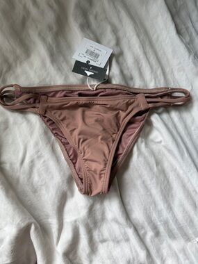 O'Neill Cheeky Coverage Bikini Bottoms - Dusty Rose/Mauve size medium NWT